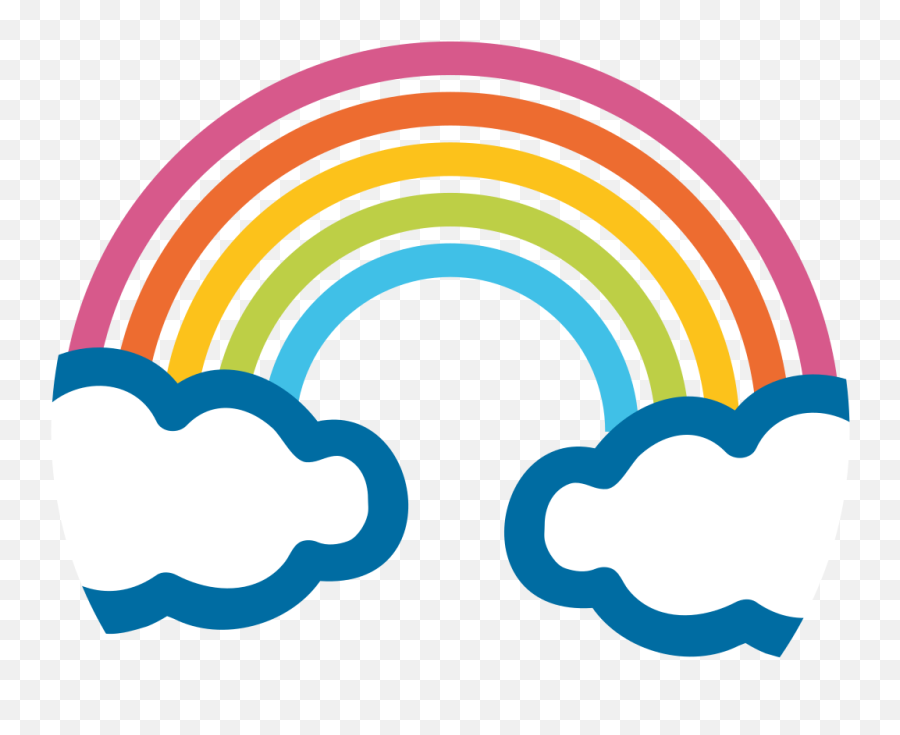 Rainbow Emoji Transparent Png - Transparent Rainbow Emoji Png,Muscle Flex Emoji