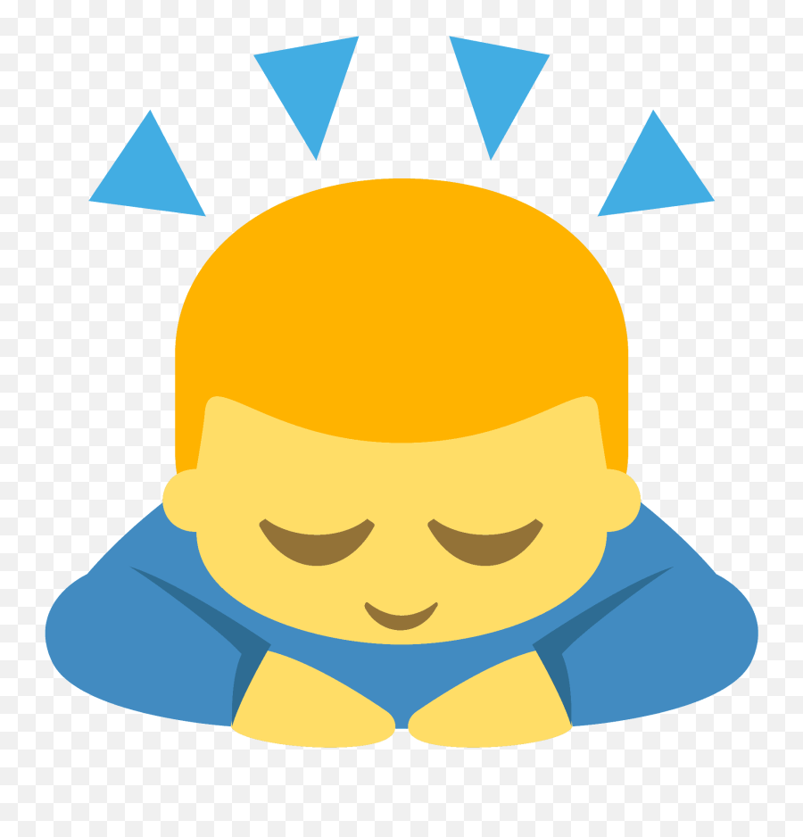 Person Bowing Emoji Clipart Free Download Transparent Png - Bowing Emoji,Sorry Emojis