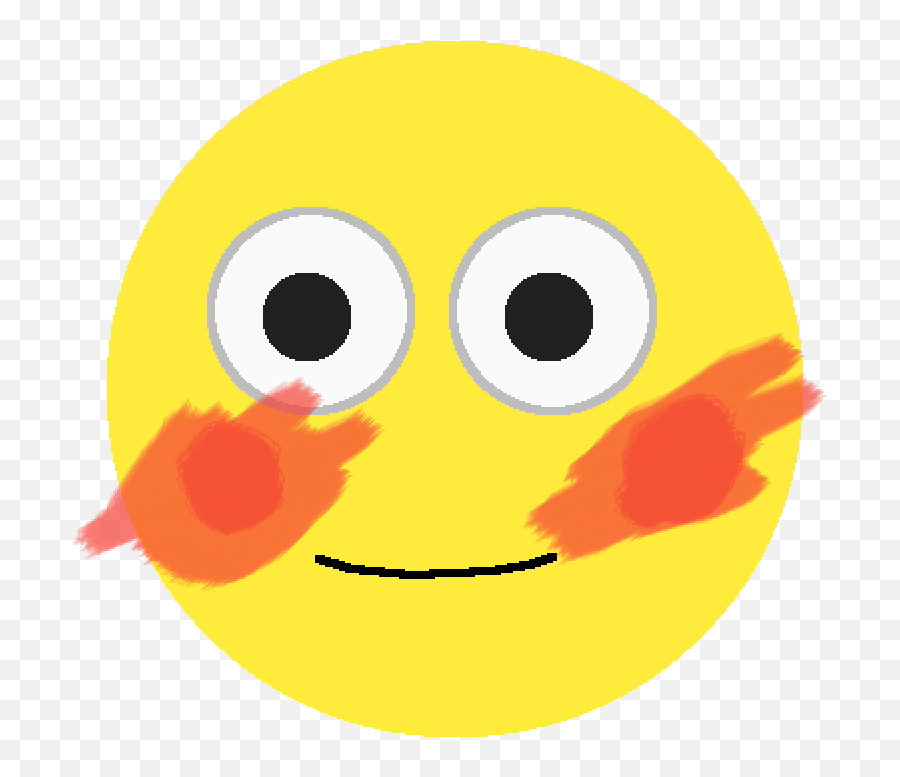 Pixilart - Blush Emoji By Jotterb1t Blush Emote Png,Blushing Emoji