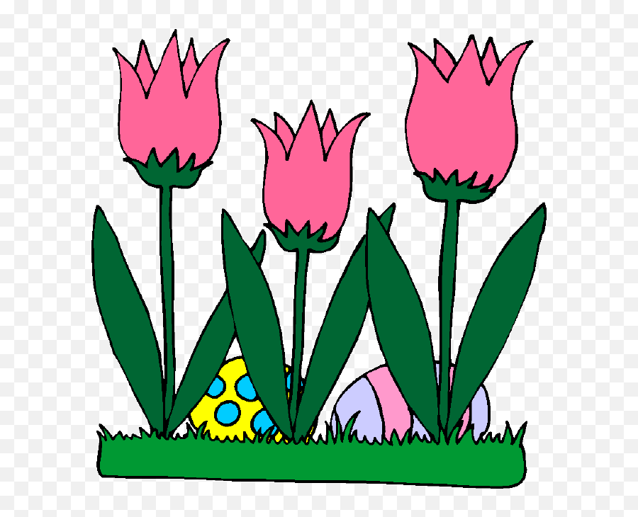 Easter In France - Flores Y Plantas Animadas Clipart Full French Easter Symbols Emoji,Emoticon Con Puntos Y Comas Y Parentesis