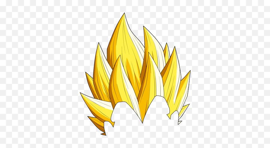 Super Saiyan Hair Png Png Image - Hair Dragon Ball Png Emoji,Super Saiyan Emoji