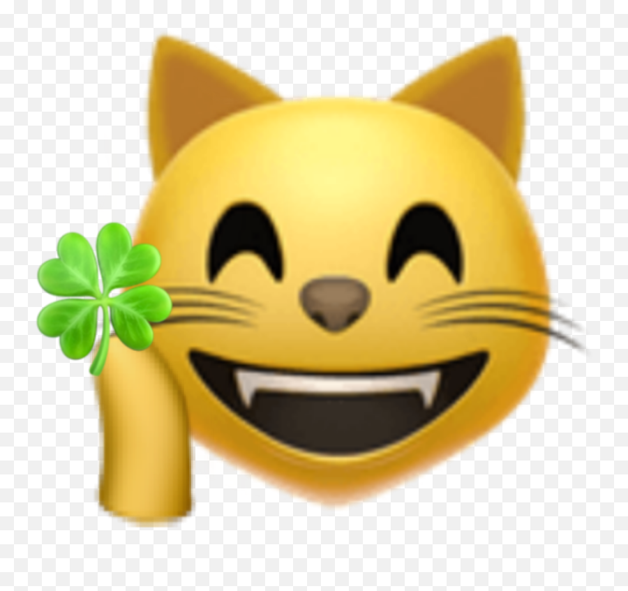 Emoji Emojicat Emojiface Emojiiphone - Cat That Looks Like Emoji,Luck Emoji