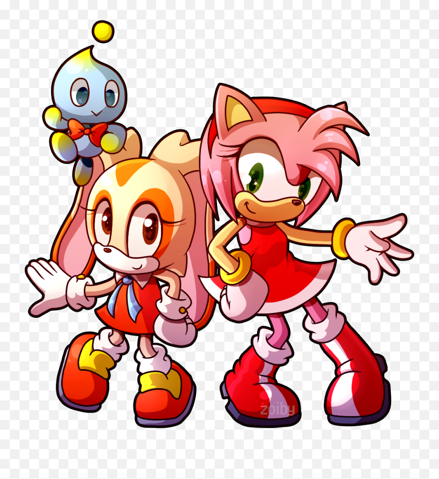 Paired Hearts Shadow Fanfic - Friends And Cake Unedited Amy Rose And Cream Emoji,Sonic X Emotions