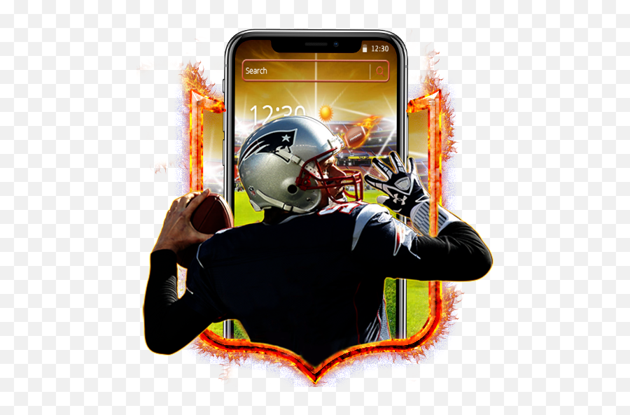 Fire Football Rugby Theme U2013 Applications Sur Google Play - Revolution Helmets Emoji,Football Team Emoji