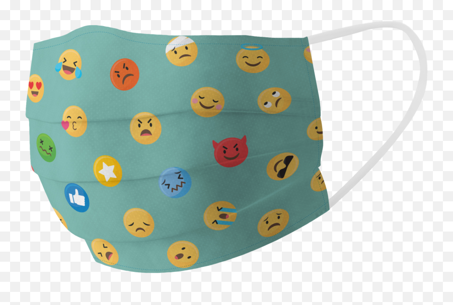 Emojis Cotton Face Mask Free Size Unisex U2013 Soxytoes - Serveware Emoji,Emojis Styles