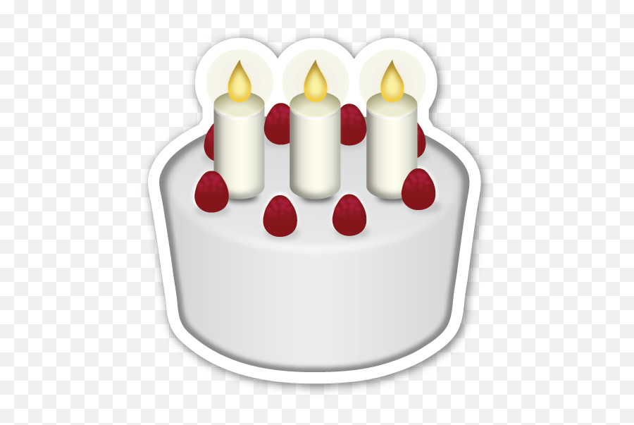 Birthday Cake - Emoji Cake Png Transparent,Birthday Emoji