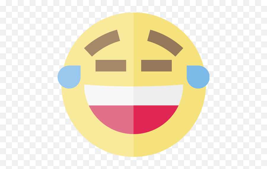 Laughing Emoji Vector Svg Icon - Png Repo Free Png Icons Emoticon,Laughing Emoticon