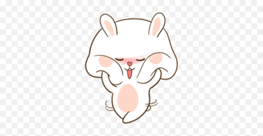 Puffy Bear And Rabbit - Imagenes De Dibujos Animados Cachetones Emoji,Tuagom Puffy Bear Emoticon