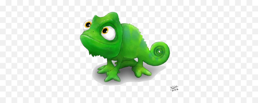 Chameleon Clipart Transparent Background Chameleon - Pascal Tangled Png Emoji,Chameleon Emoji