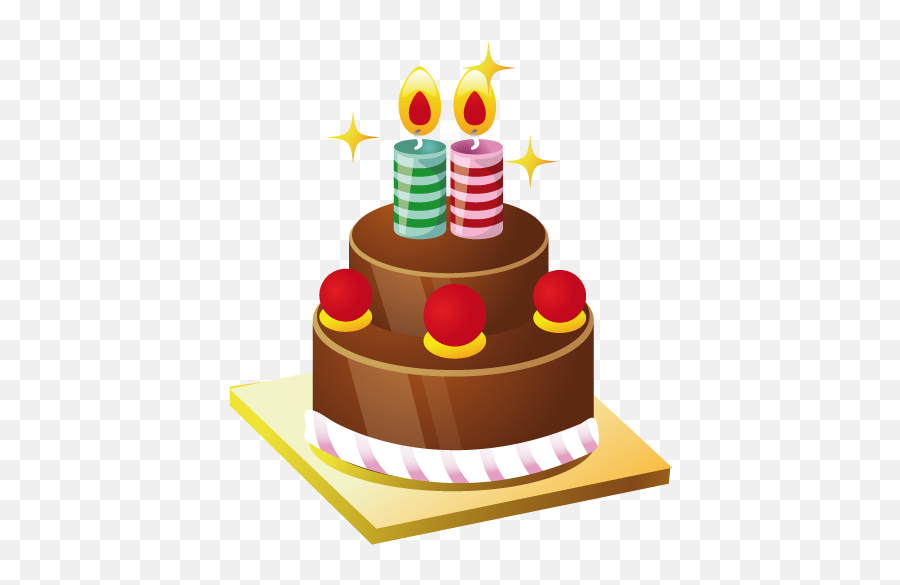 Red Birthday Cake Png - 5163 Transparentpng 2nd Birthday Cake Vector Emoji,Trophy Cake Emoji