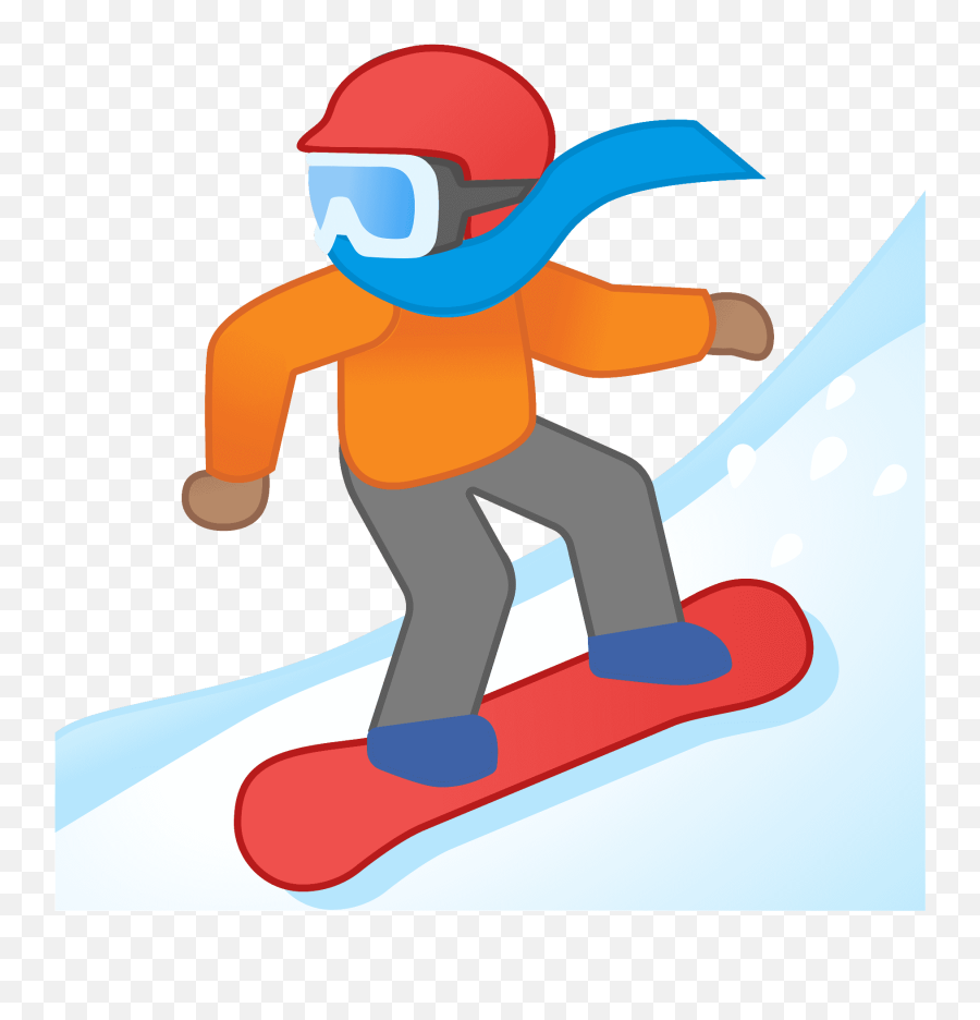 Snowboarder Emoji - Emoji Snowboard,Skateboard Emoji