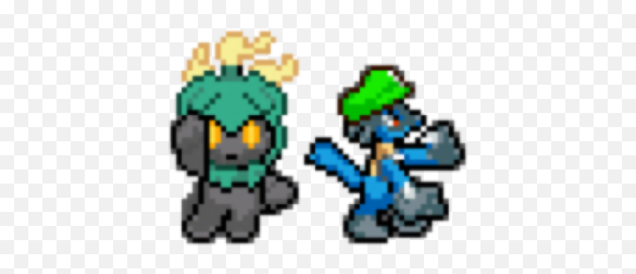 Superstar Saga - Lucario Vs Marshadow Emoji,Emotion Vs Logic Pokemon