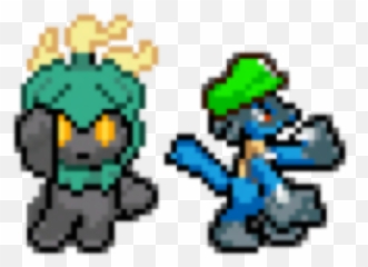 Superstar Saga - Lucario Vs Marshadow Emoji,Emotion Vs Logic Pokemon