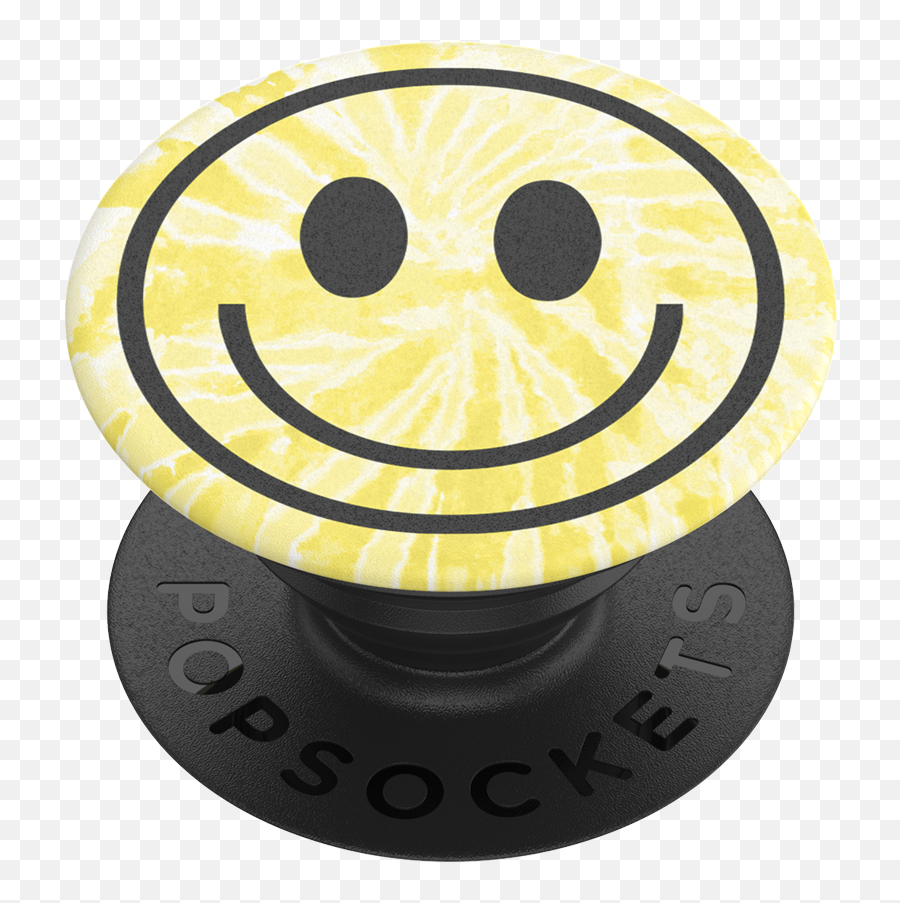 Tie Dye Smiley - Smile Pop Socket Emoji,Lucius 2 Emoticons Worth In Gems