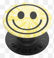 Tie Dye Smiley - Smile Pop Socket Emoji,Lucius 2 Emoticons Worth In Gems