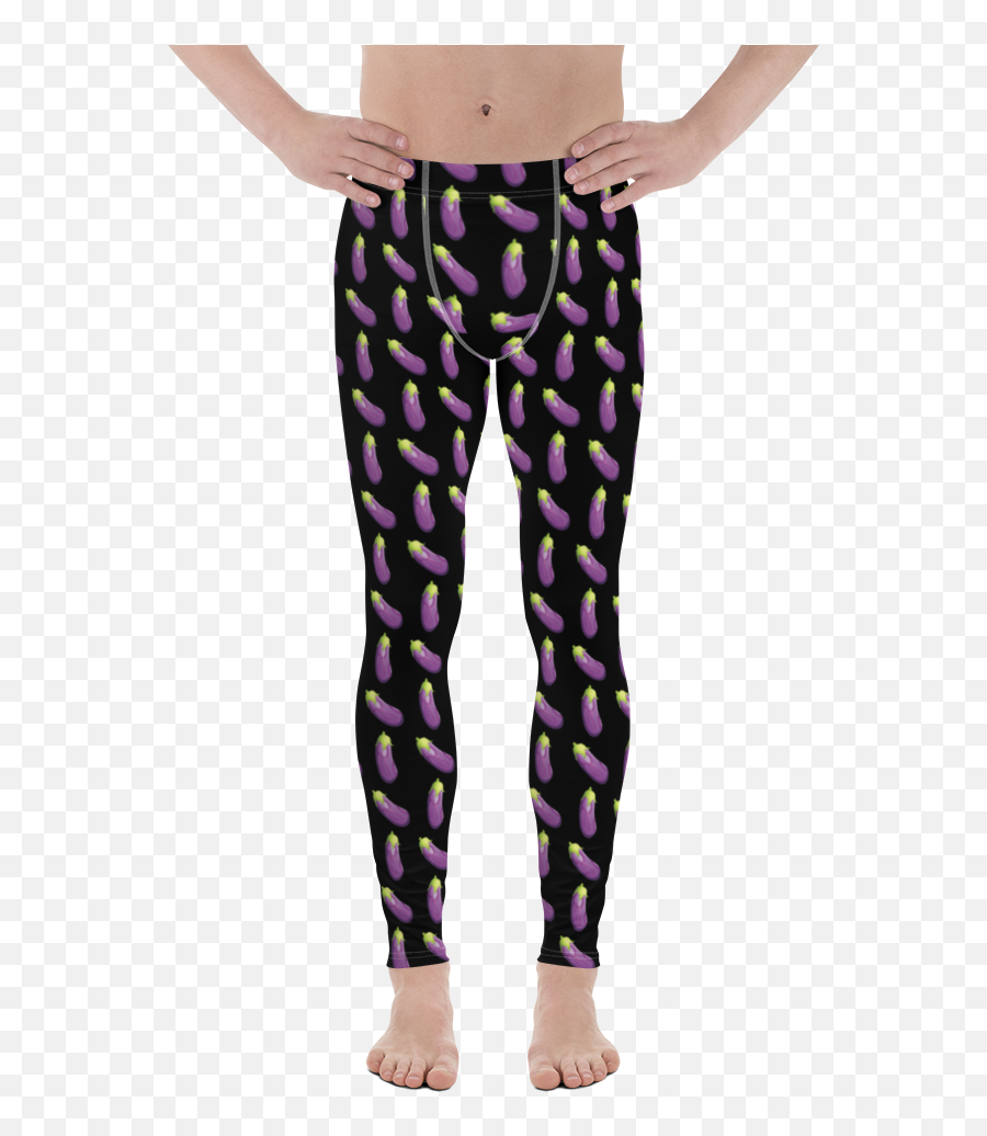 Meggings Tagged - Red Black And White Striped Leggings Emoji,Veiny Eggplant Emoji