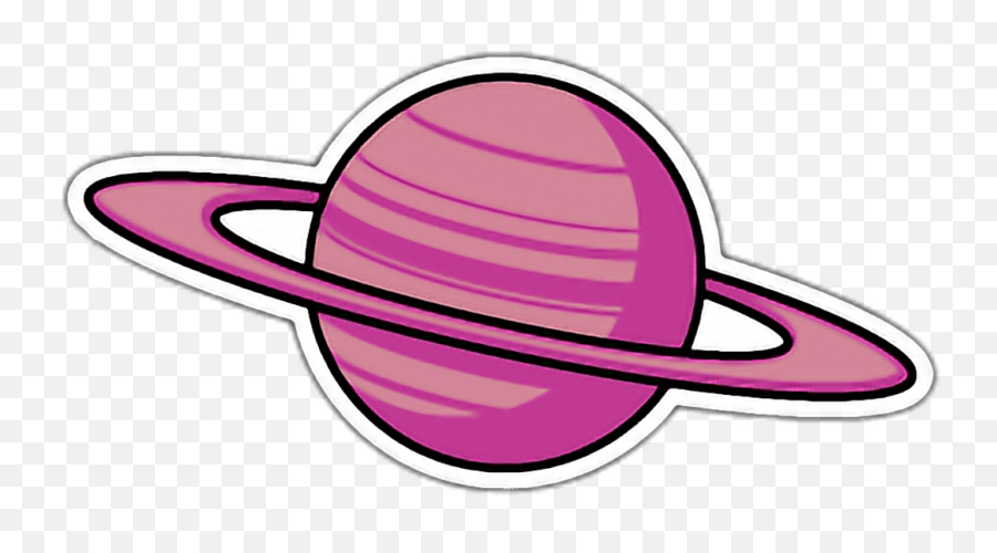 Saturn Planet Tumblr Sticker - Pca Skin Protecting 17ounce Saturn Sticker Png Emoji,1/7 As An Emoji