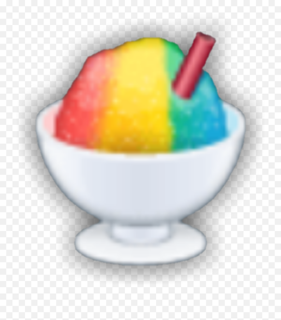 Icecream Nichememe Complex Emoji - Frozen Carbonated Drink,Shaved Ice Emoji