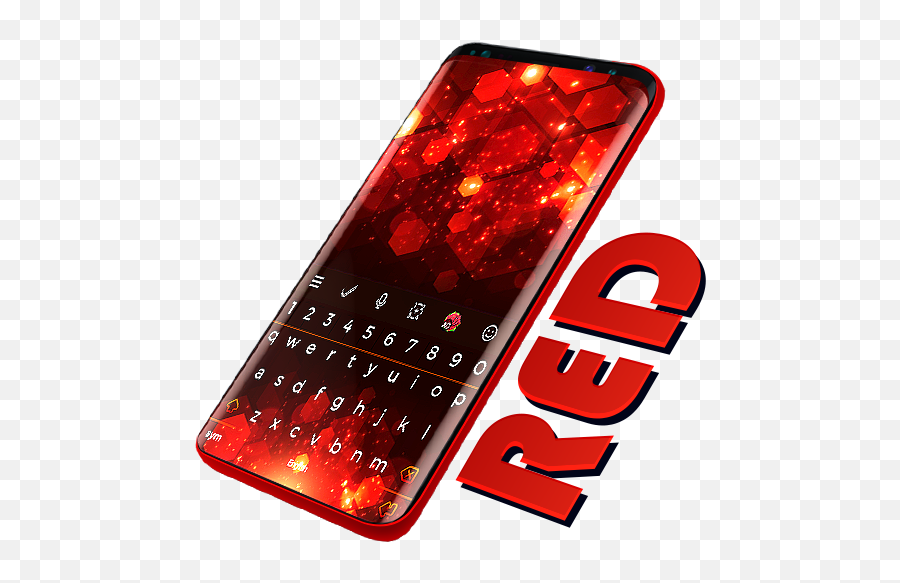 Red Keyboard Themes Wallpapers - Stylish Keypad For Honor Mobiles Emoji,Teclados Emojis Gratis