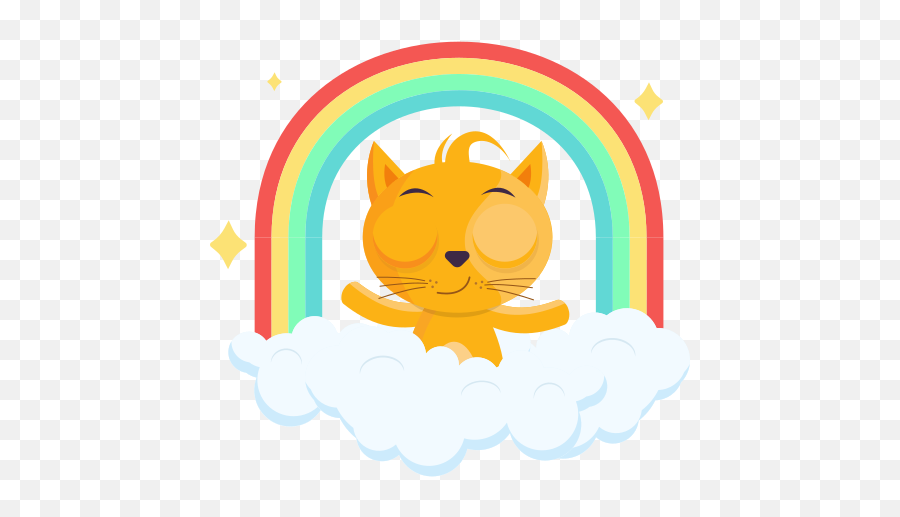 Meditation Stickers - Health Coach Institute Emoji,Cat Emoticons Free Download Pack