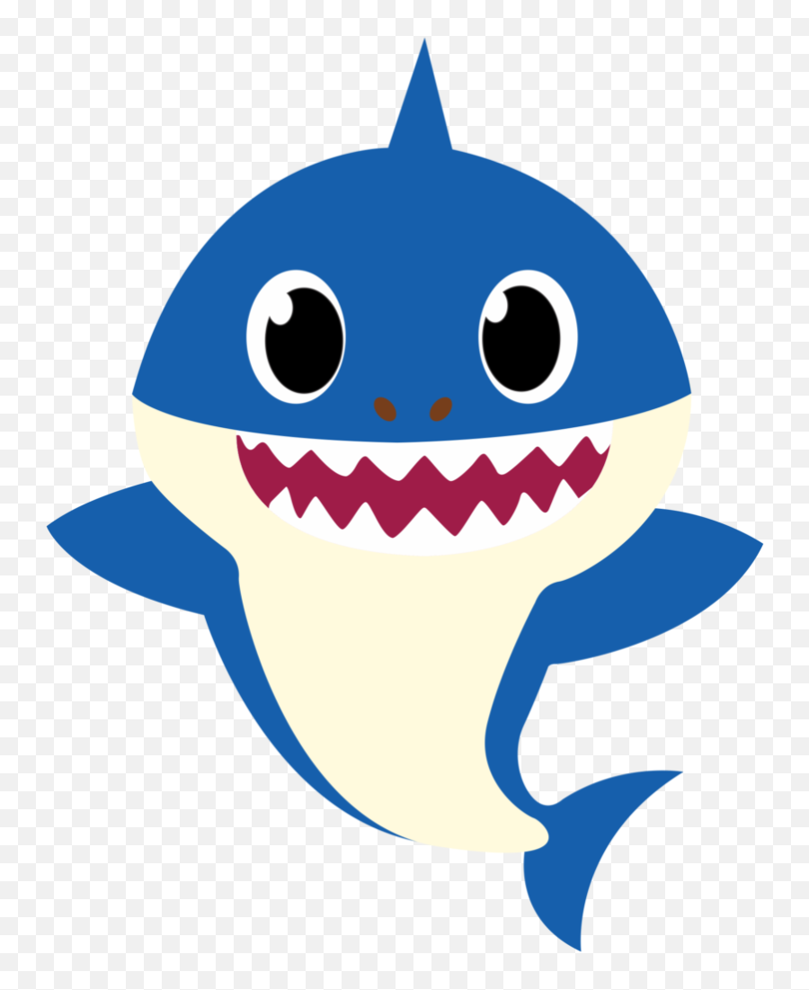 Baby Shark Transparent Png Baby Shark Clipart Free Download - Blue Baby Shark Png Emoji,Animated Shark Emoticon
