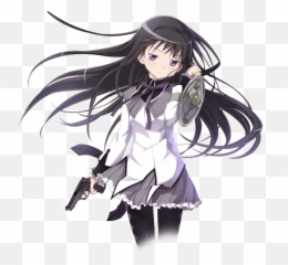 The Most Edited Homura Picsart - Homura Akemi Png Emoji,Kyubey Emoticons