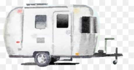 Camper Watercolor Handpainted Sticker - Lovely Emoji,Travel Trailer Emoji