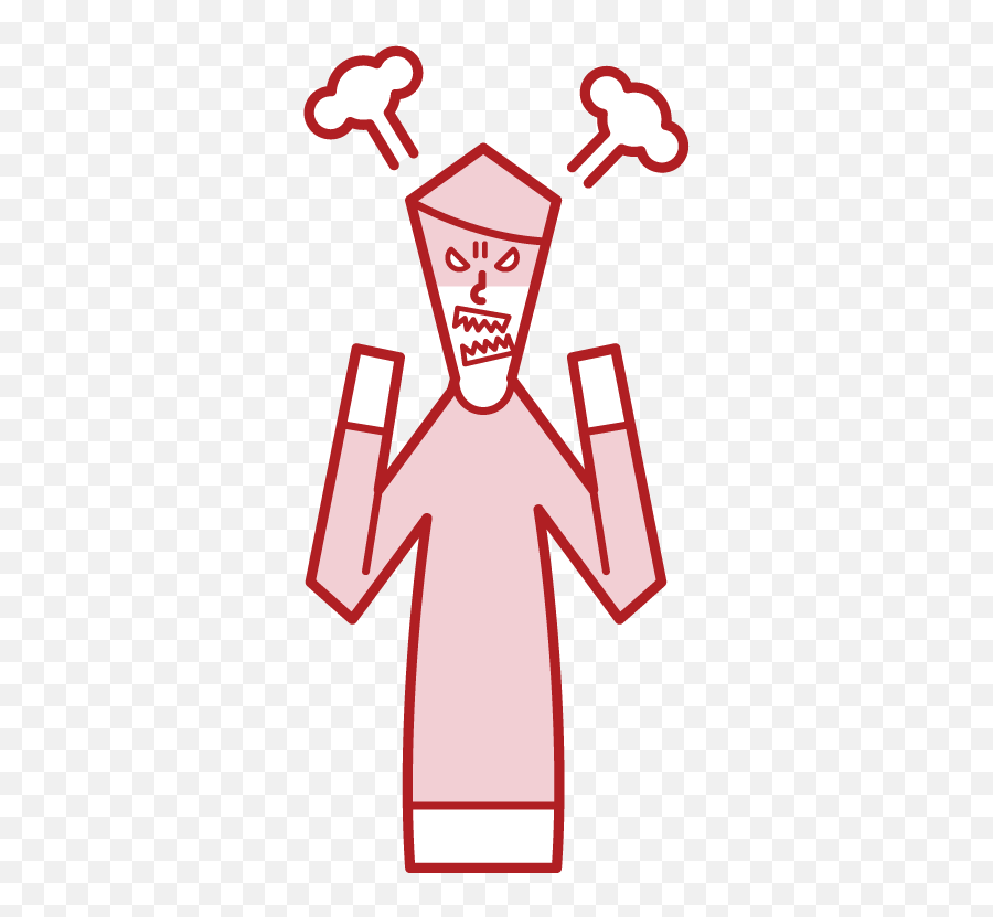 Illustration Of Menopause And Frustration Man Free Emoji,Fristration Keyboard Emoticon