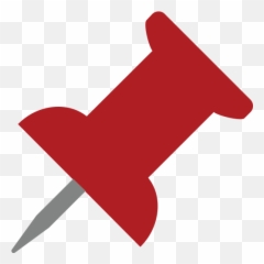 Pushpin - Vertical Emoji,1/2 Emoji