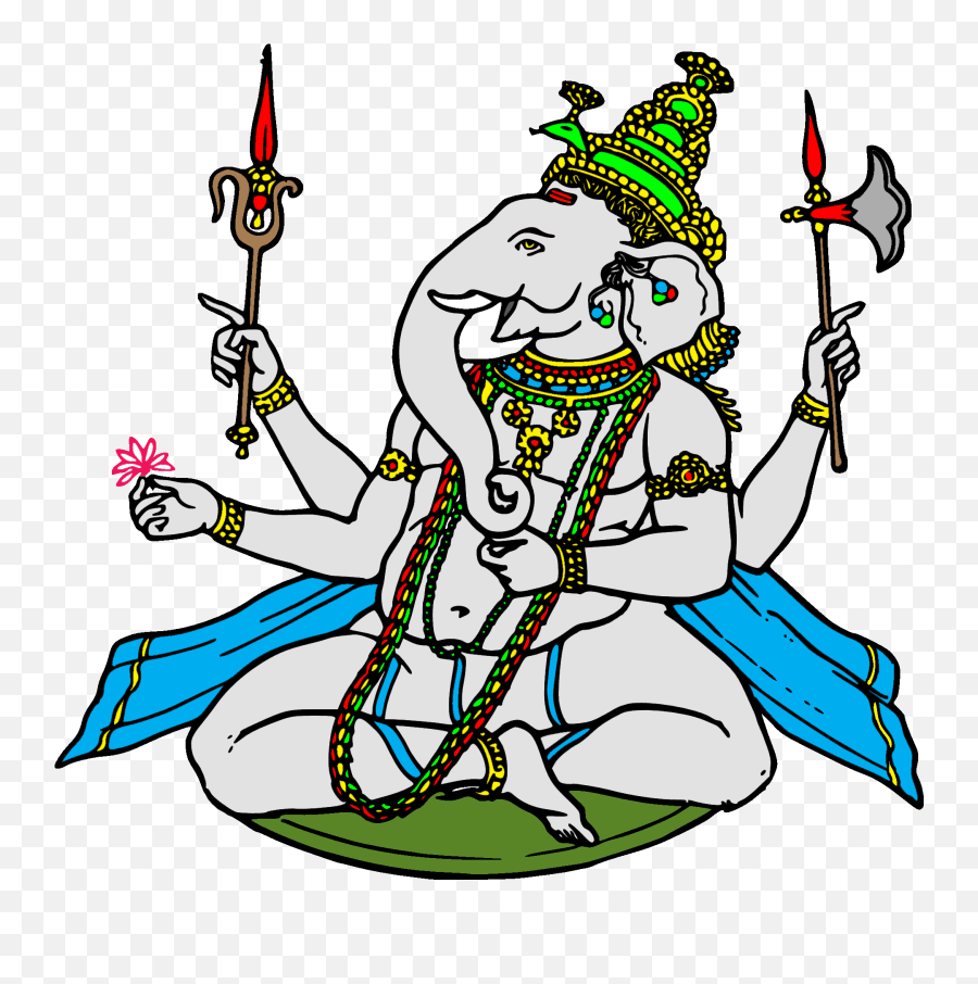 Elephant Ganesha Indian Drawing Free Image Download Emoji,Elephant Temple Secretions Emotion