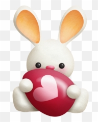 Easter Bunny Easter Easter Egg Food - Happy Emoji,Emoji Rabbit And Egg