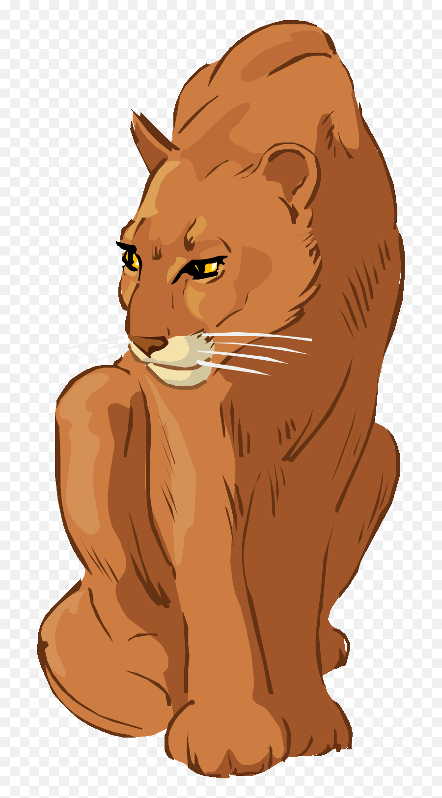 Free Cougar Clipart Emoji,Couger Emoticon