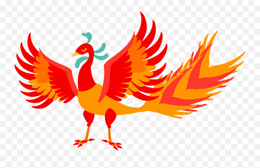 Vermilion Bird Mythical Creature - Fire Element Clipart Emoji,Mythical Creatures Emoji