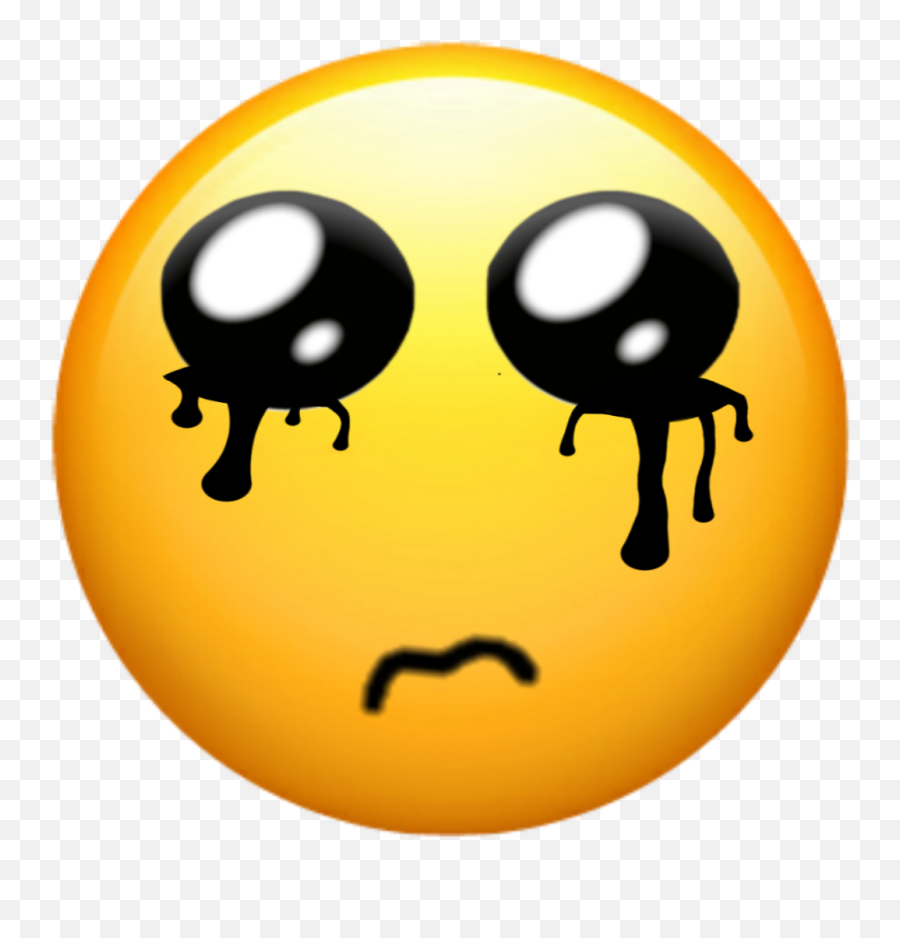 Sad Blacktears Black Tears Sad Sticker - Happy Emoji,Fox Emoticon Text