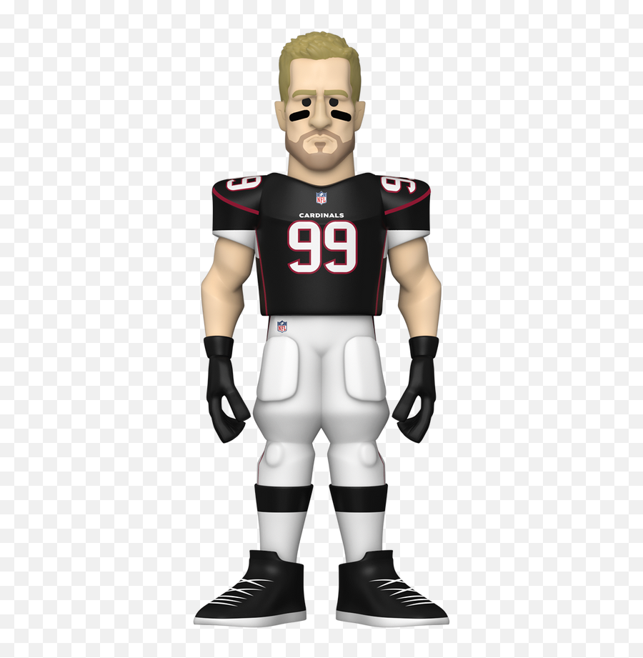 Jj Watt - Nfl Cardinals Vinyl Gold 5 Inch Vinyl Gold 5 Emoji,Woah Emoji