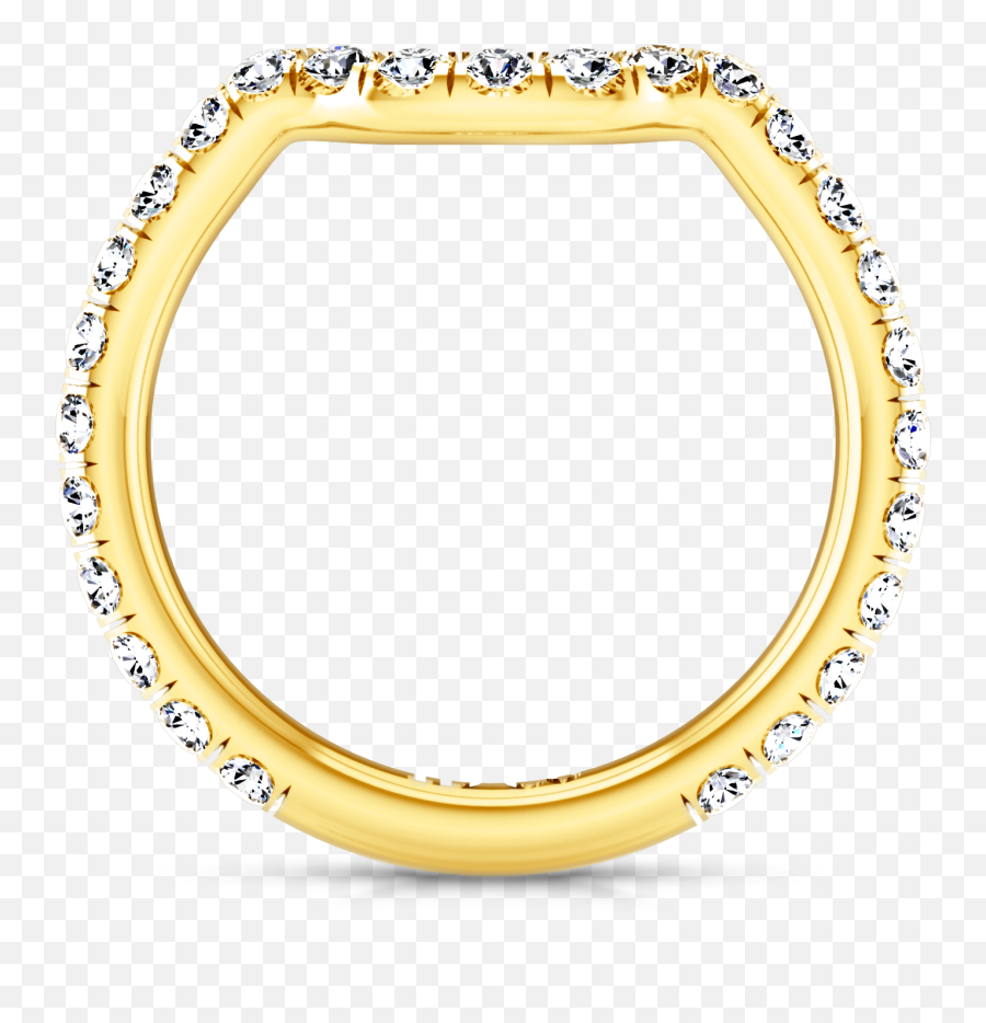 Diamond Wedding Band Emotion 058 Cts 14k Yellow Gold - Decorative Emoji,Emotion Wedding