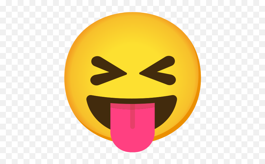 Squinting Face With Tongue Emoji - Emojis Guiñando El Ojo,Laying On The Floor Emoji
