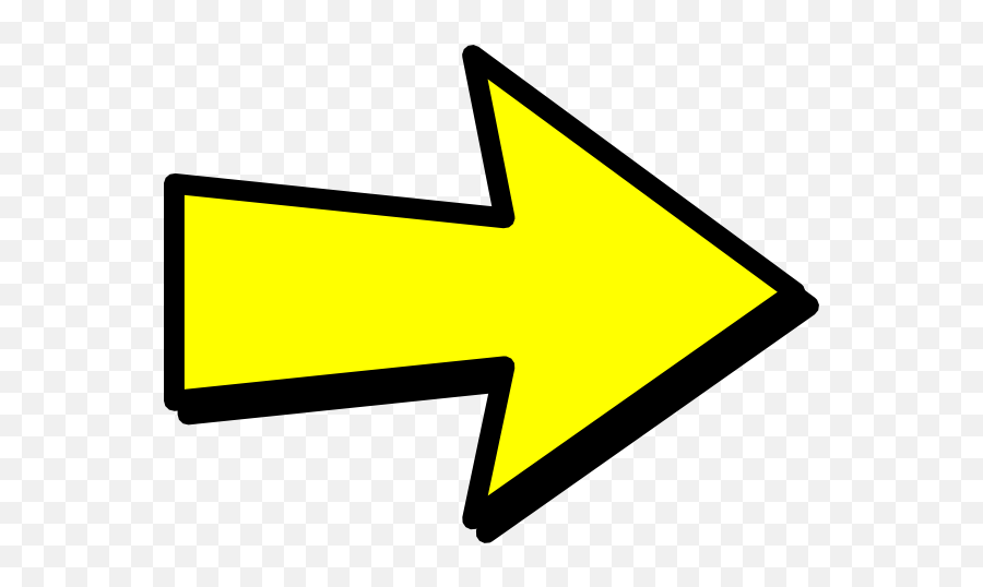 Yellow Arrow Pointing Left - Clip Art Library Transparent Background Arrow Symbol Emoji,Gift Arrows Emoji