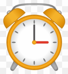 Alarm Clock - Relogio Png Emoji,Clock Emoji