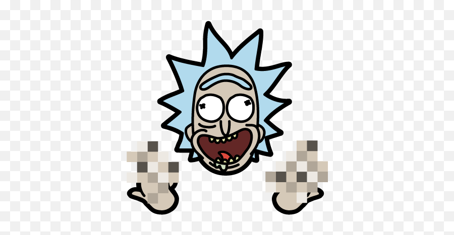 Pocket Mortys - Rick And Morty Rick Patch Emoji,Rick And Morty Emojis