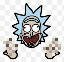 Pocket Mortys - Rick And Morty Rick Patch Emoji,Rick And Morty Emojis
