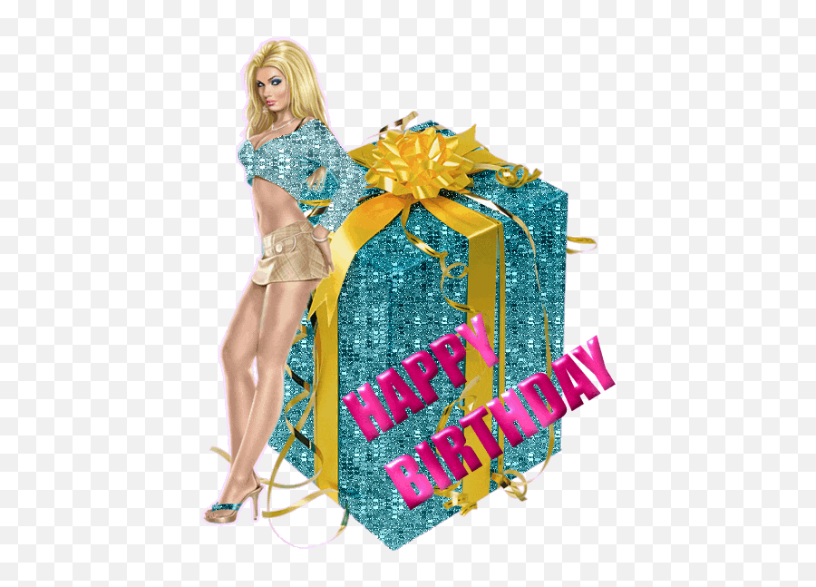 Tons Of Beautiful Gif Images For Birthday Wishes - Happy Birthday Blonde Gif Emoji,Happy Birthday Emoji Gif