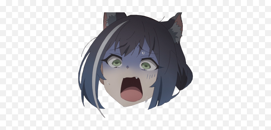 Kyaru Meme Emoji,Screaming Emoji