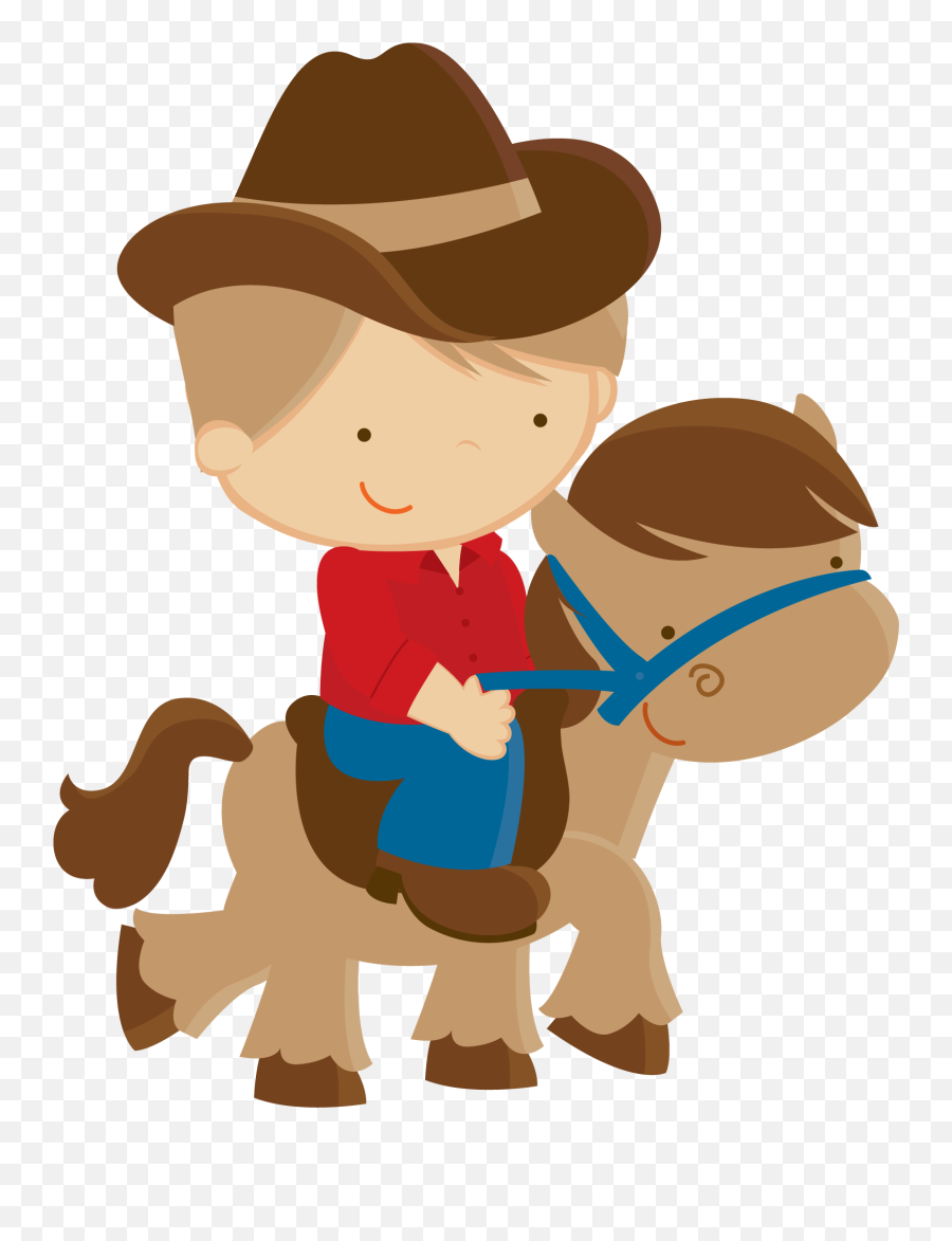 Cowgirl Clipart Emoji Cowgirl Emoji - Menino No Cavalo Desenho,Cowboy Hat Emoji