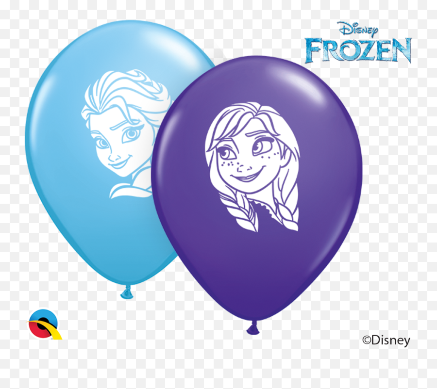 Anna Elsa Faces Latex Balloons - Frozen Emoji,Emoji Balloons Wholesale