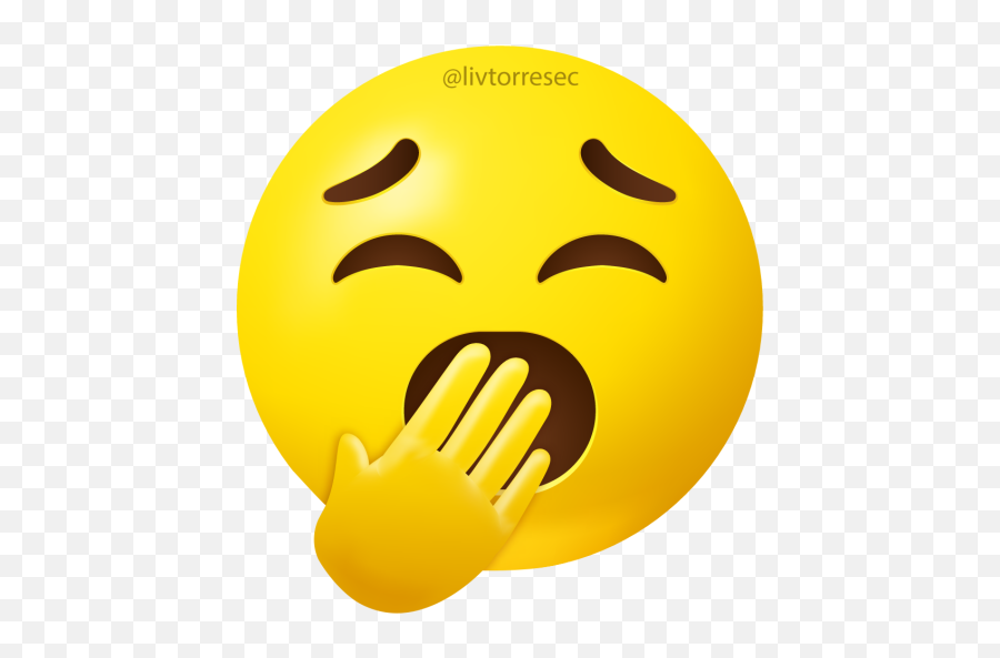 Sticker Maker - Emojis 3d Yawn Emoji Transparent Background,Snort Laugh Emoji