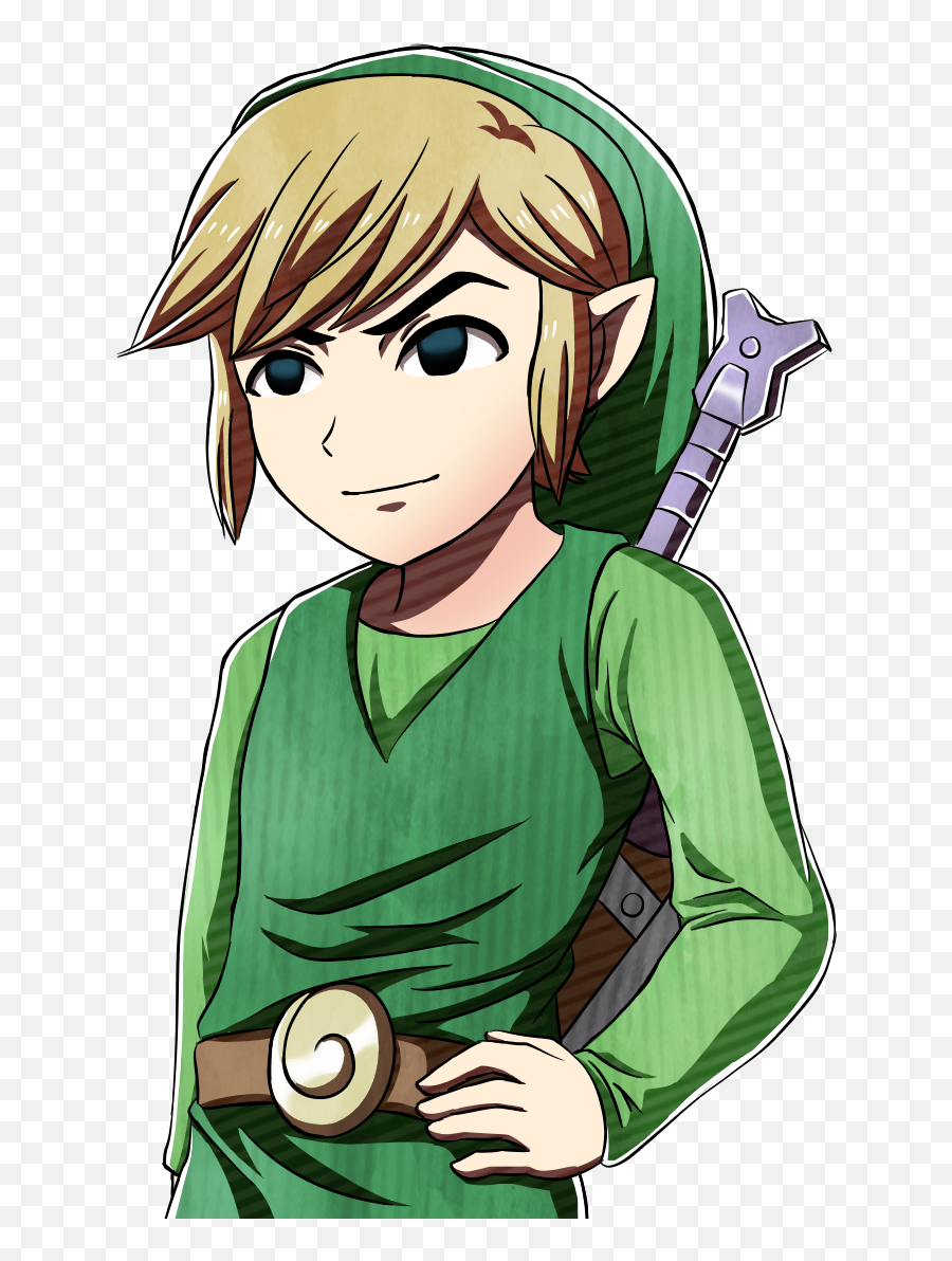 Download Hd Attempts To Draw Toon Link In Fire Emblem - Toon Link Fire Emblem Emoji,How To Draw Fire Emoji
