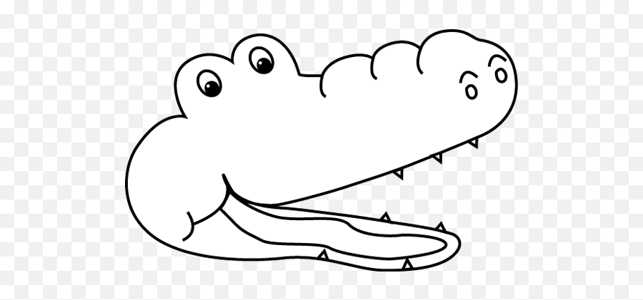 Less Cliparts Download Free Clip Art - Crocodile Face Clipart Black And White Emoji,Crocodile Emoticon Mouth Open