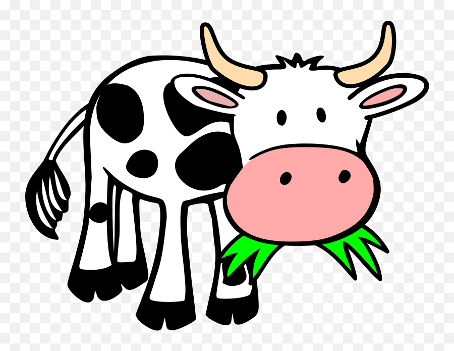 Beef Clipart Farm Animal Beef Farm Animal Transparent Free - Cow Eating Grass Clipart Emoji,Cartoon Emotions Animals