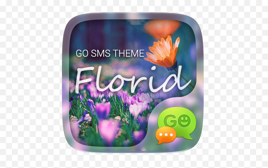 Get Go Sms Pro Florid Theme Apk App For - Spring Desktop Background Crocus Emoji,Go Sms Emoji With Shades